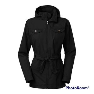The North Face Hyvent Belted Women's K Trench Removable Hood Jacket, Sz …